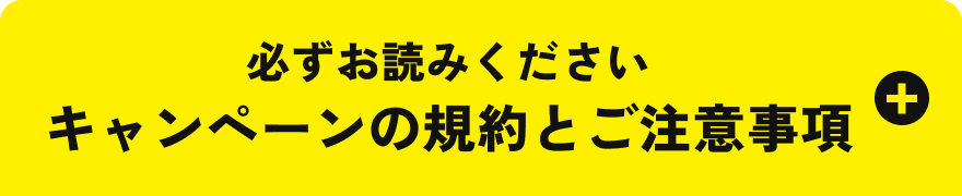 必ずお読みください キャンペーンの規約とご注意事項